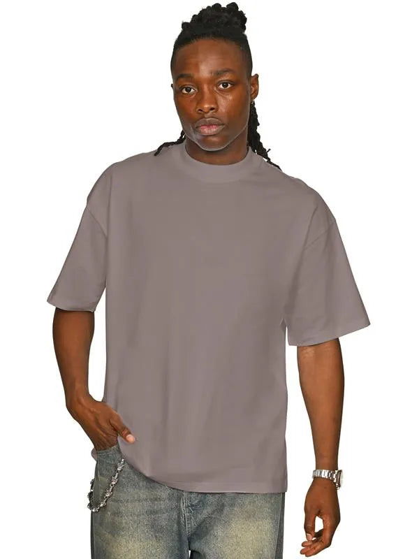 Premium Combed 220 Oversize Fit Extended Neck Tee Adult