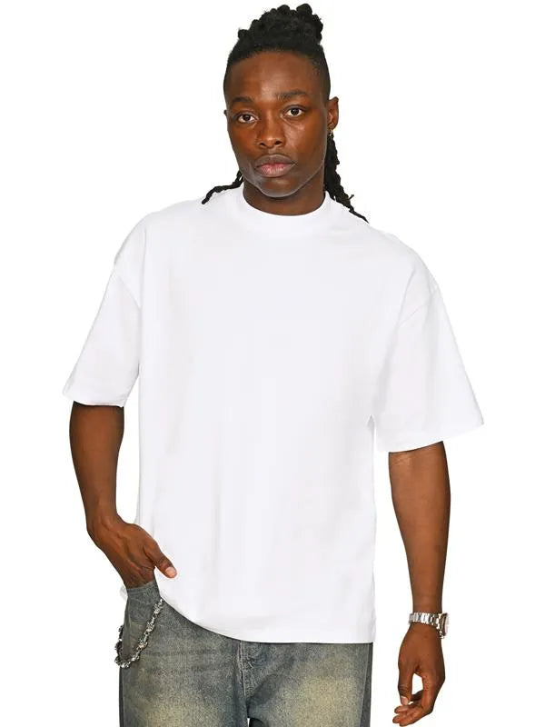 Premium Combed 220 Oversize Fit Extended Neck Tee Adult