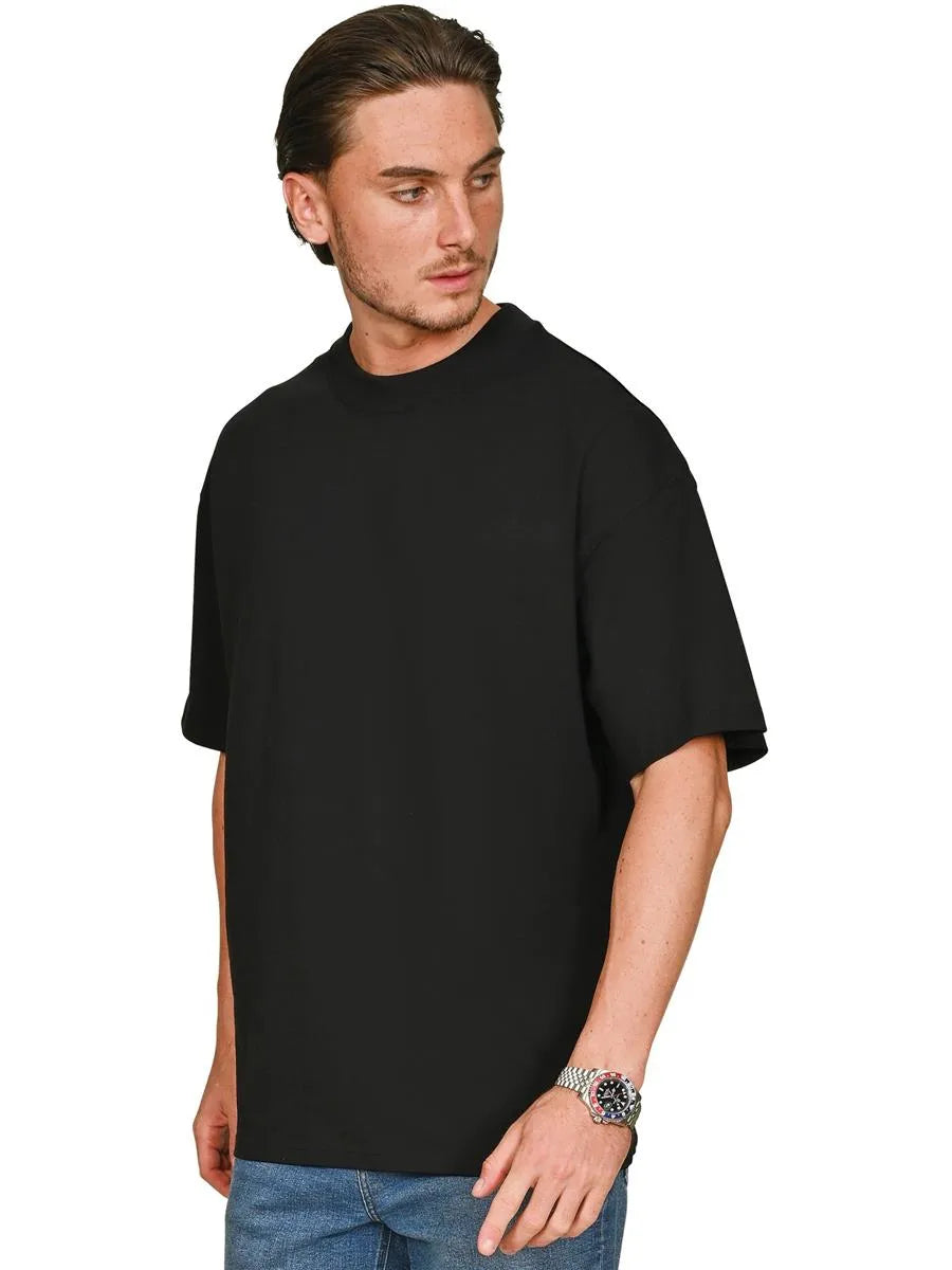 Premium Combed 220 Oversize Fit Extended Neck Tee Adult