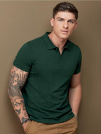 Stretch Combed 210 Fitted Polo Adult